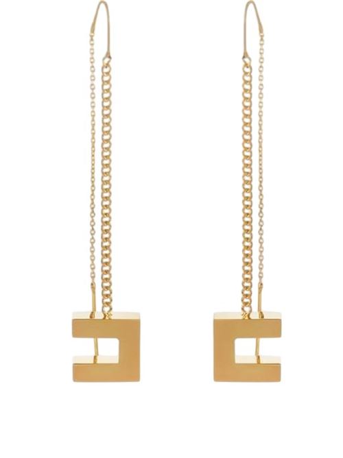 Logo drop earrings ELISABETTA FRANCHI | OR16A56E2.U95